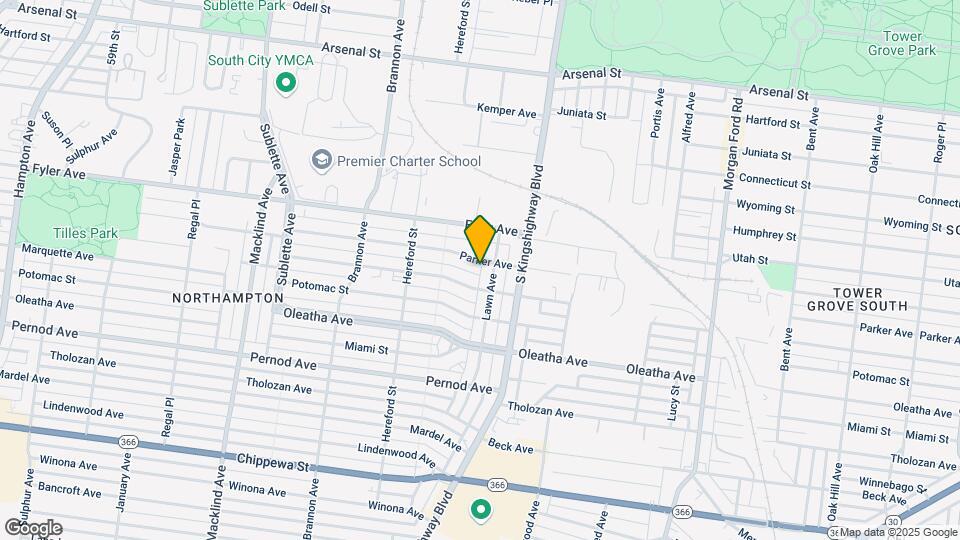 4938 Parker Ave Map and Location Details