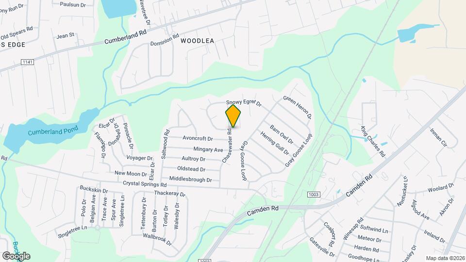 2249 Chasewater Rd Map and Location Details