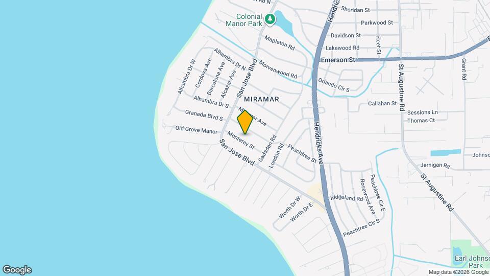 1205 Monterey St Map and Location Details