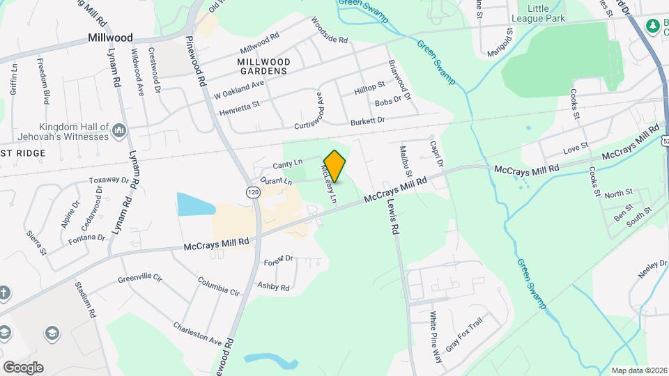 435 McLeary Ln Map and Location Details