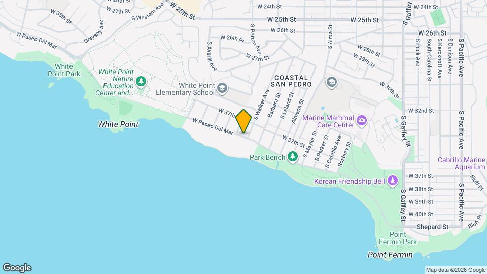1217 W Paseo del Mar Map and Location Details
