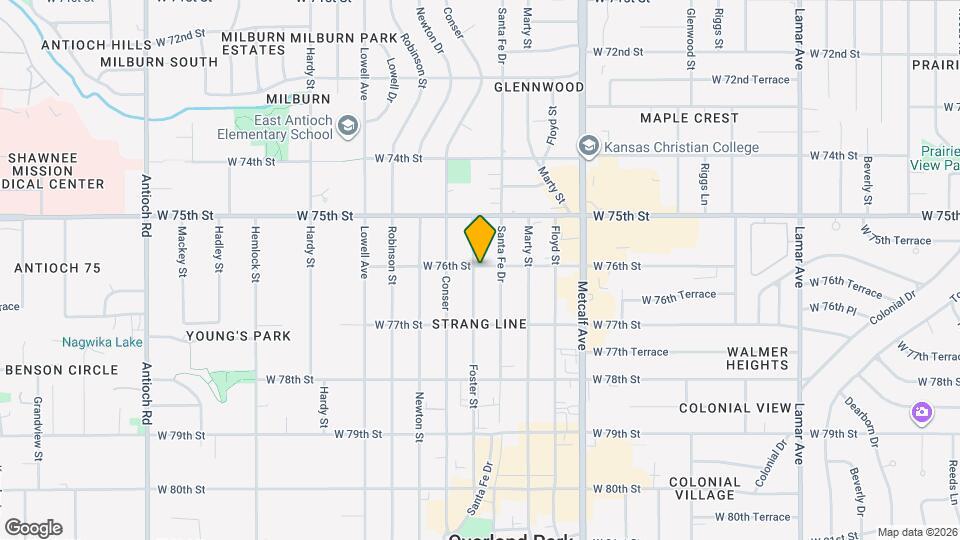 7601 Foster St Mapa y Detalles de la Ubicación
