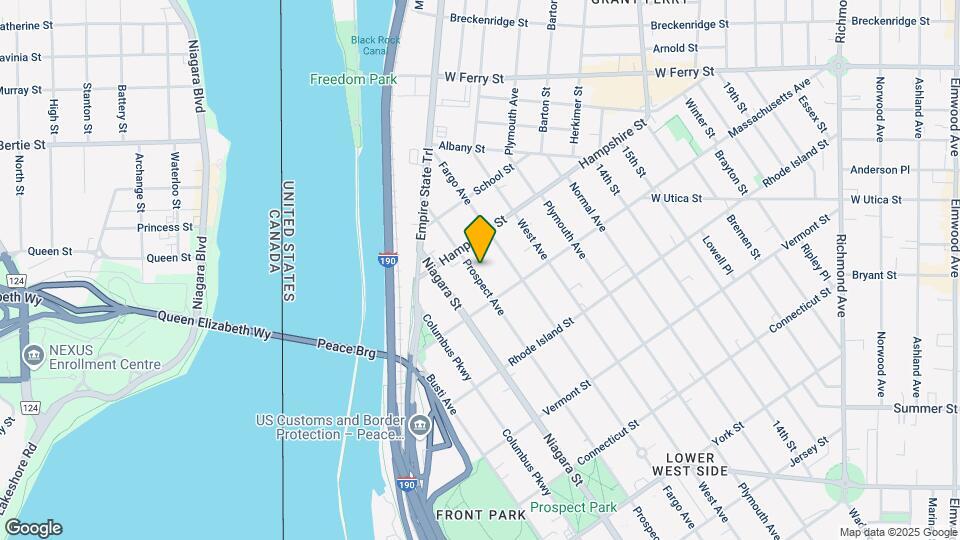 853 Prospect Ave Map and Location Details