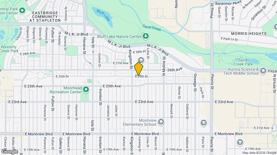 11188 E 25th Dr Mapa y Detalles de la Ubicación