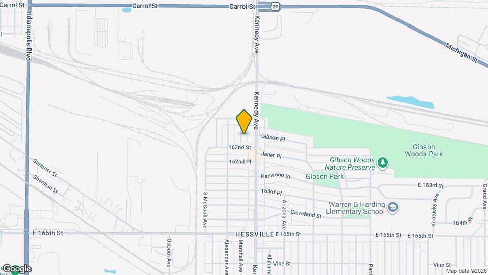 6133 Marshall Ave Map and Location Details