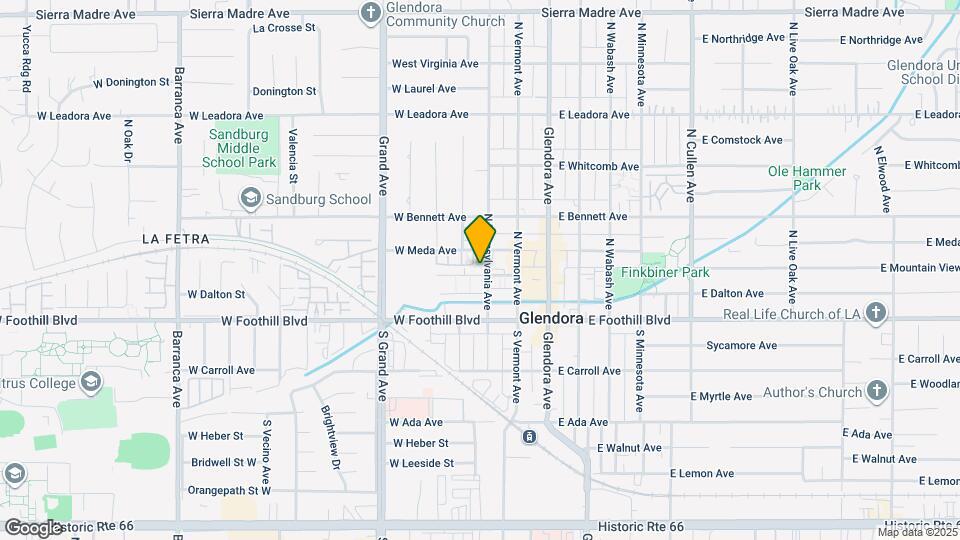 307 W Mountain View Ave, Unit D Map and Location Details