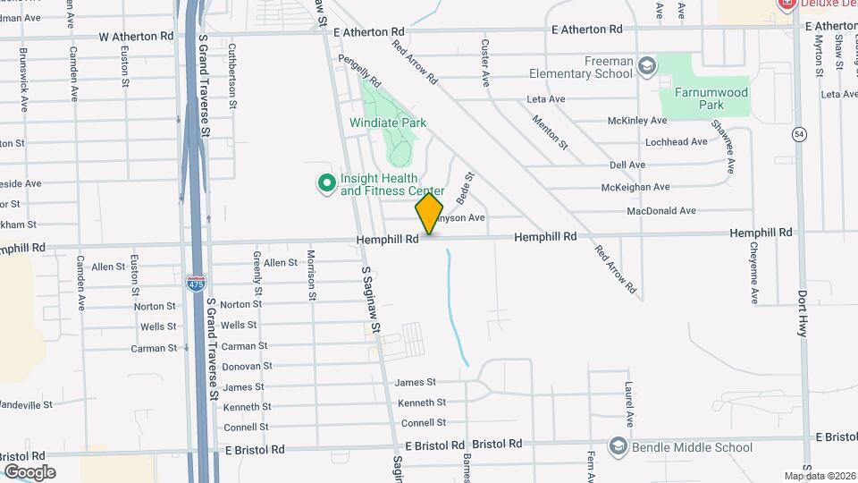 G1236 Hemphill Rd Mapa y Detalles de la Ubicación