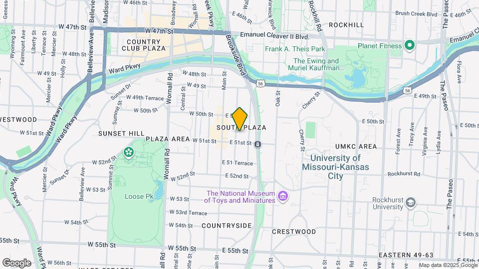 5035 Walnut St, Unit 5035 Walnut Map and Location Details