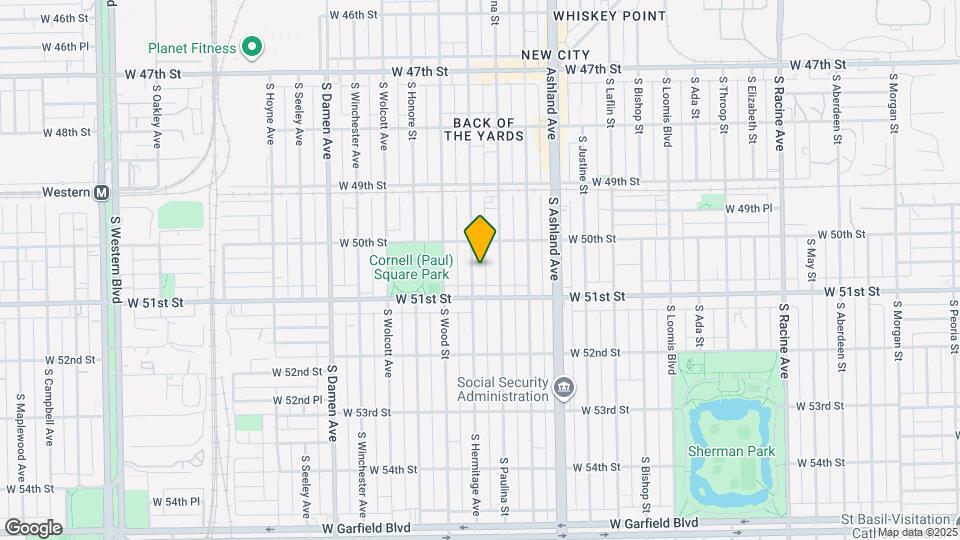 5031 S Hermitage Ave Map and Location Details