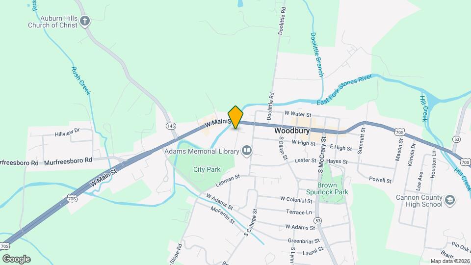 110 Mcbroom St Map and Location Details