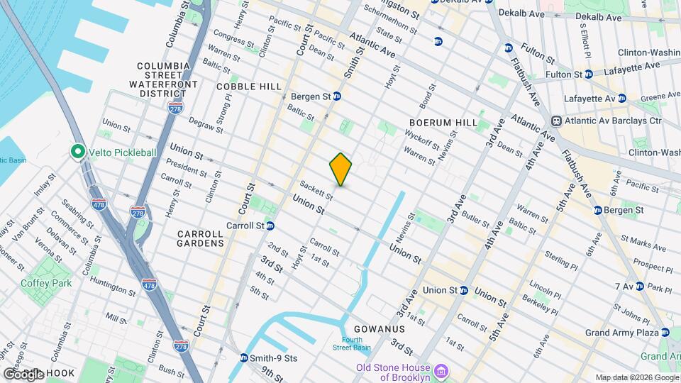 433 Sackett St Map and Location Details