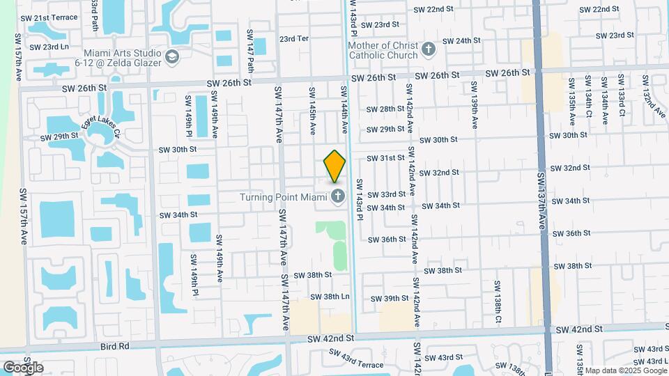 14441 SW 33rd St Mapa y Detalles de la Ubicación