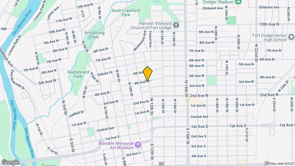 1127 4th Ave N Map and Location Details