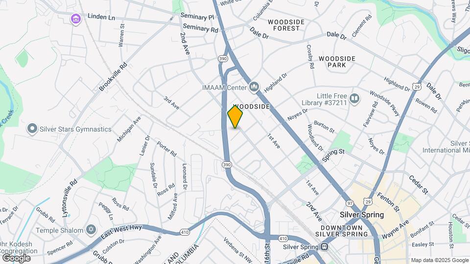 1707 Leighton Wood Ln Map and Location Details