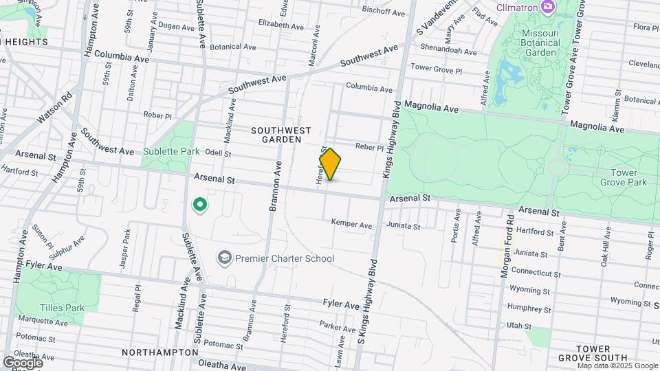 4989 Arsenal St, Unit 4989A Map and Location Details