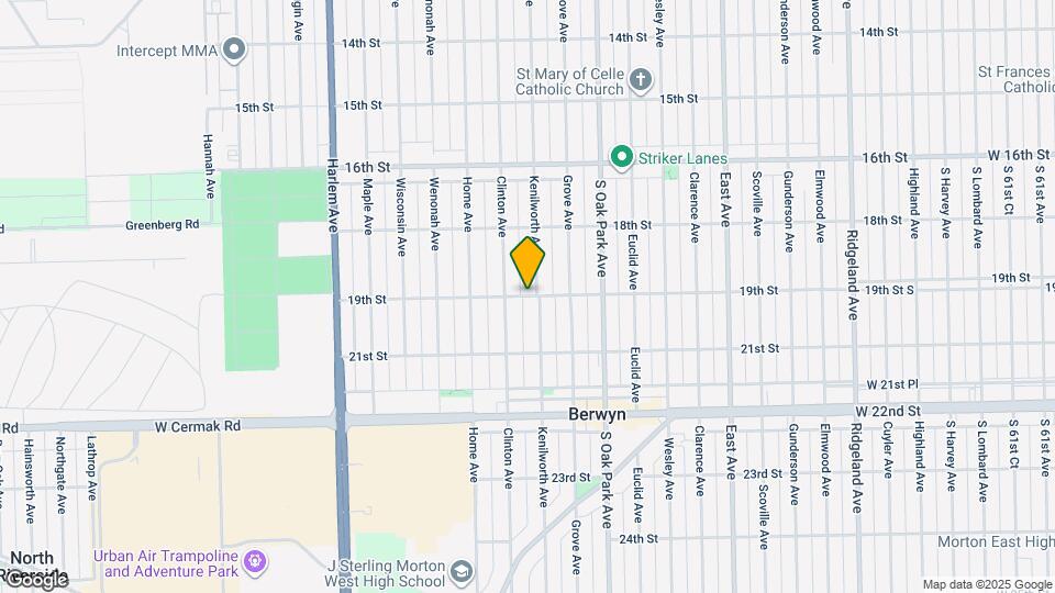 6906 19th St Map and Location Details