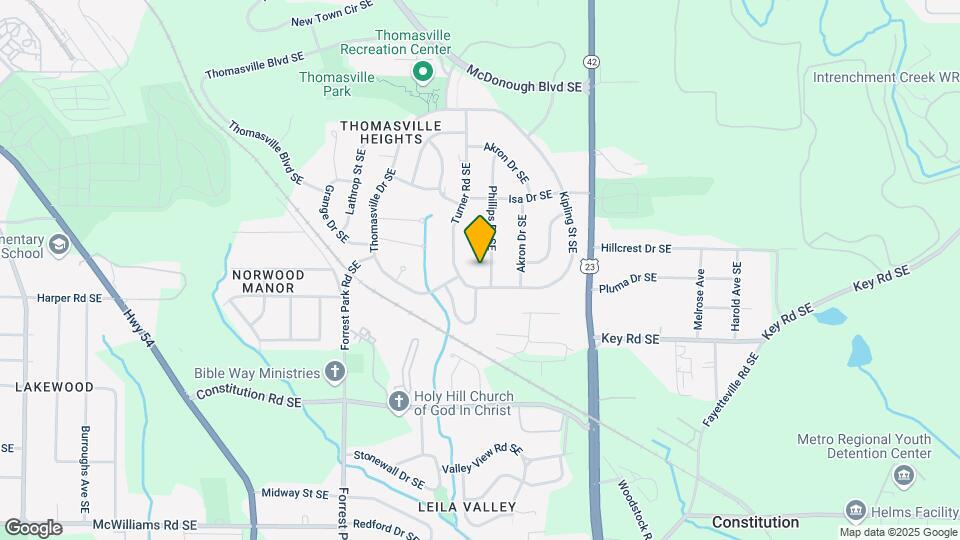 2049 Phillips Dr SE Mapa y Detalles de la Ubicación