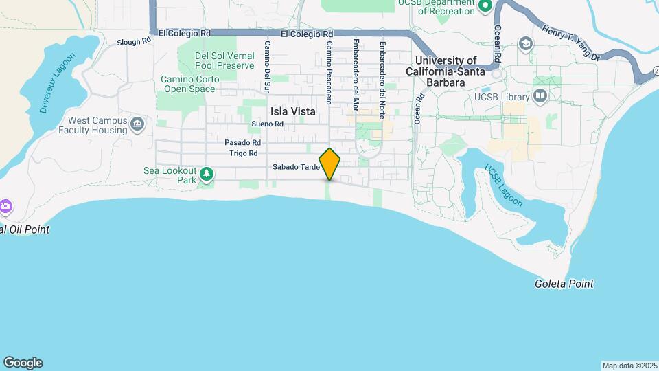 6599 Del Playa Dr Mapa y Detalles de la Ubicación