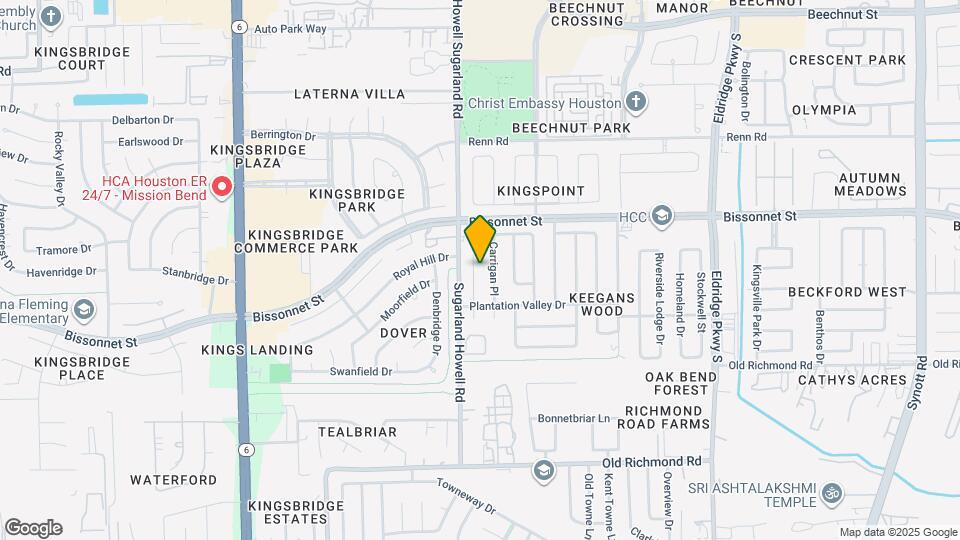 9327 Westacre Pl Map and Location Details