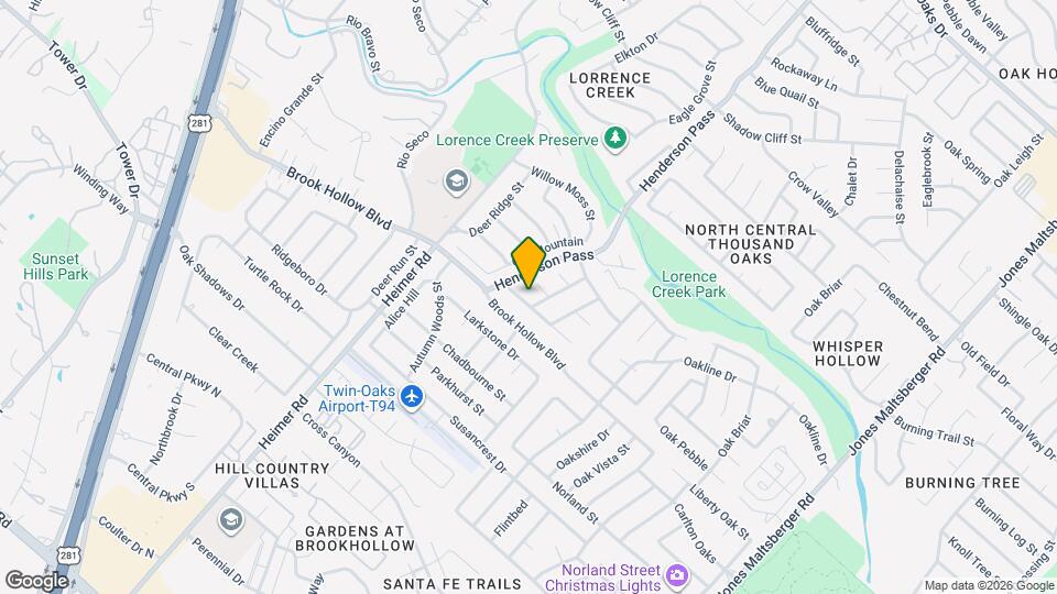 13915 Laurel Hollow Map and Location Details