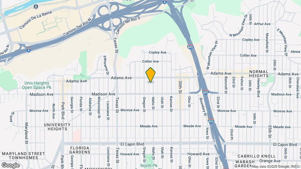 4654 Idaho St Map and Location Details