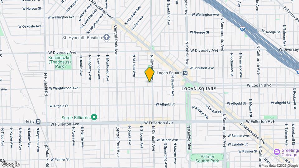 2606 N Kimball Ave, Unit 1B Mapa y Detalles de la Ubicación
