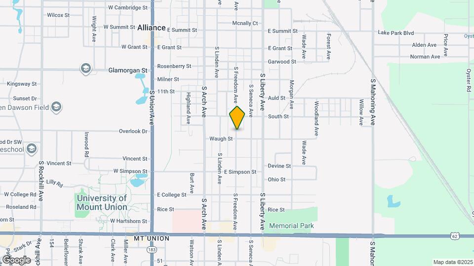 1370 S Freedom Ave Map and Location Details