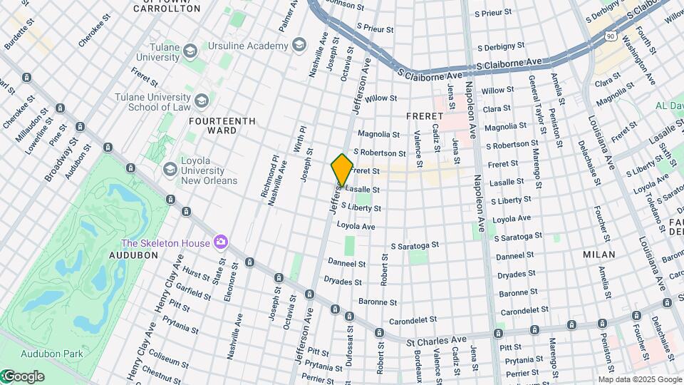2125 Jefferson Ave-Unit -2127B Map and Location Details