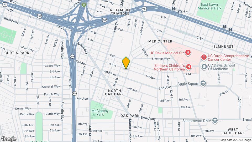 3644 1st Ave Map and Location Details