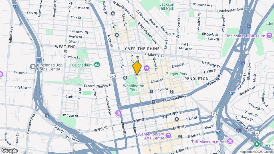 1320 Race St Map and Location Details