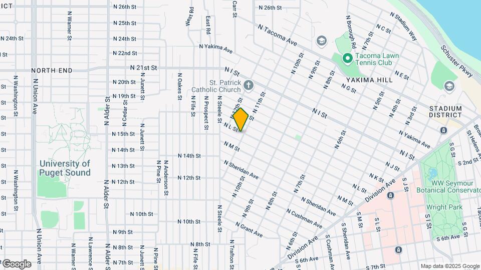 1201 N 11th St Map and Location Details
