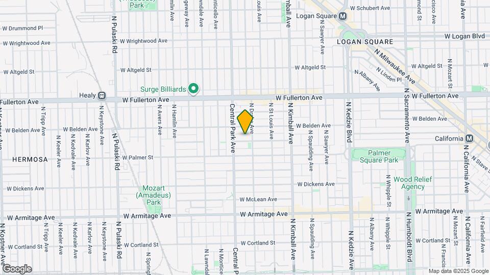 3556 W Lyndale St Map and Location Details