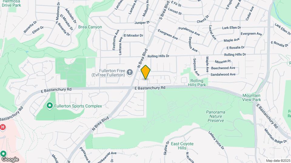 2708 Santiago Rd-Unit -D Map and Location Details