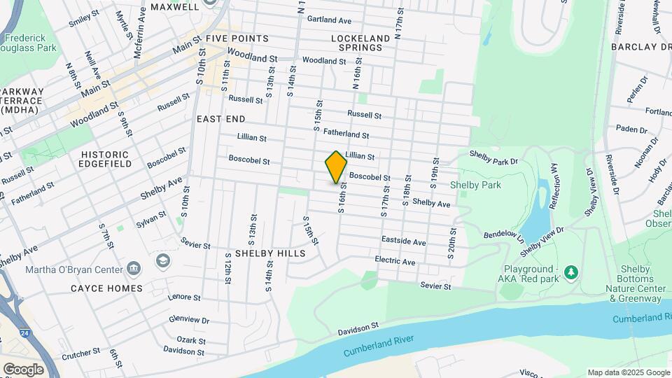1515 Shelby Ave Map and Location Details