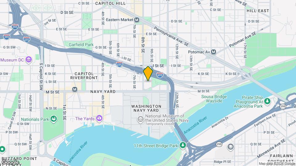815 L St SE Map and Location Details