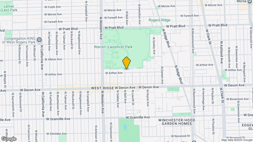 2226 W Arthur Ave, Unit 3 Map and Location Details