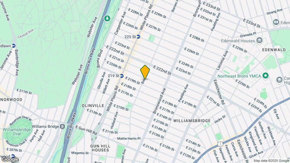 3810-3814 Barnes Ave Mapa y Detalles de la Ubicación