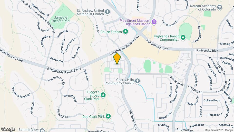 3344 Cranston Cir Map and Location Details