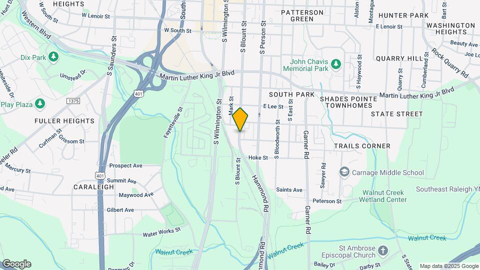 1253 S Blount St Map and Location Details