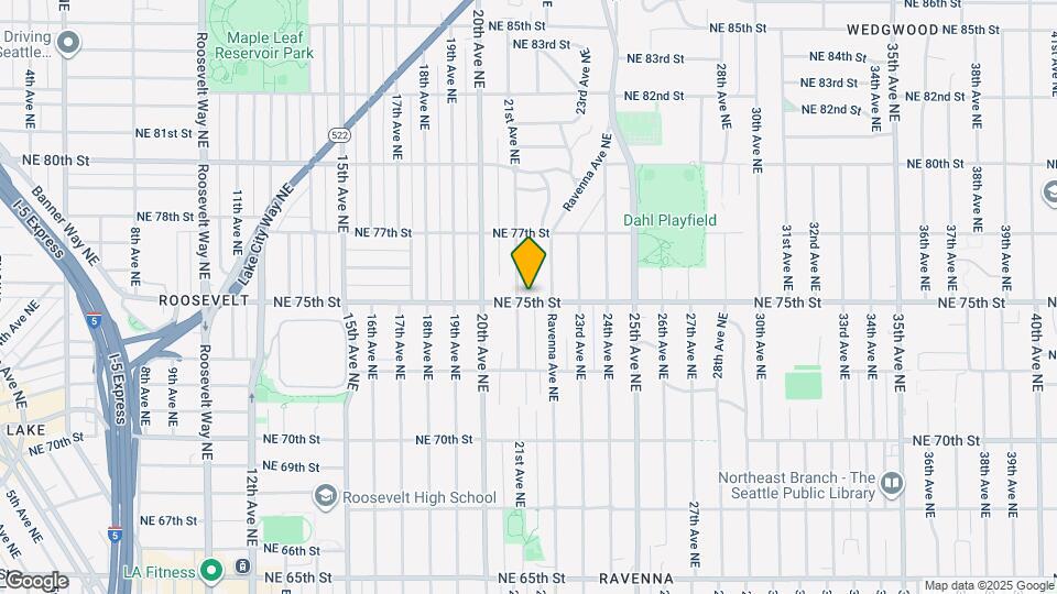 2106 NE 75th St Map and Location Details