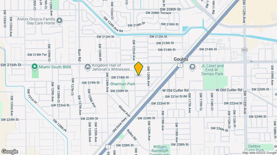 12132 SW 218th St Map and Location Details