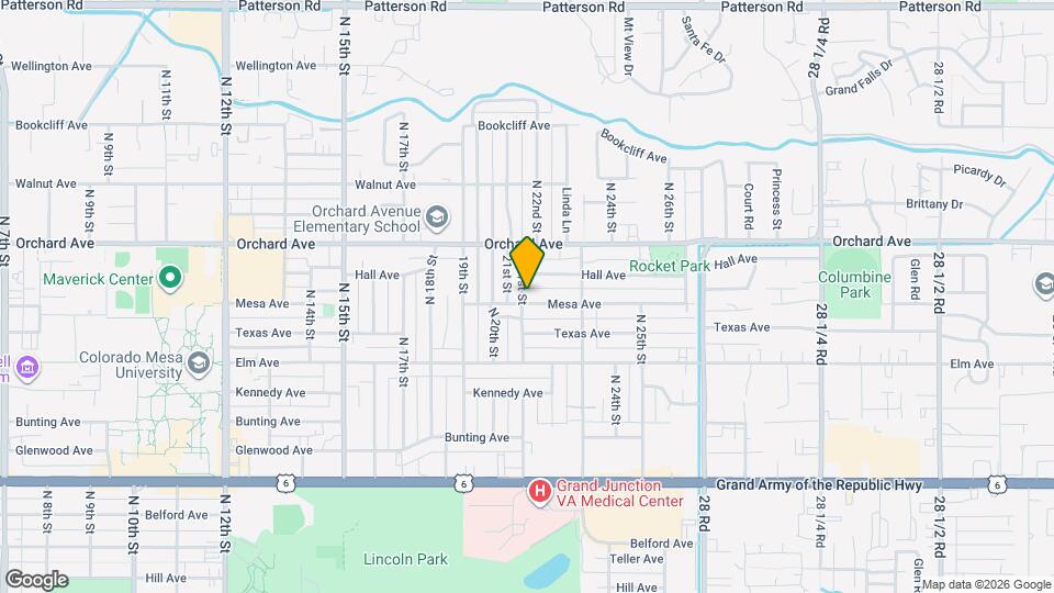 1704 N 21st St Map and Location Details