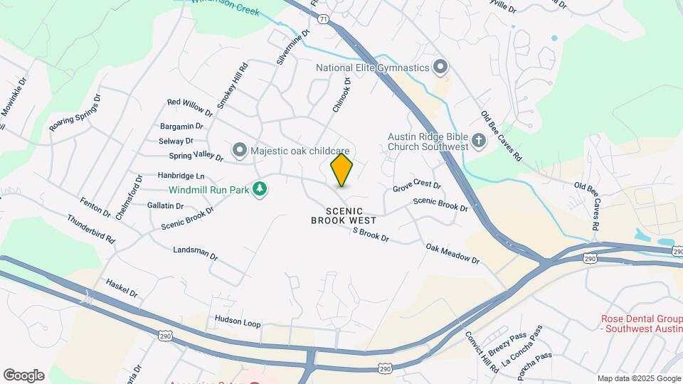 7130 Scenic Brook Dr Mapa y Detalles de la Ubicación