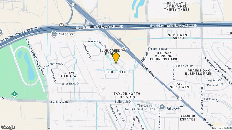 15127 Blue Creek Ranch Dr Map and Location Details