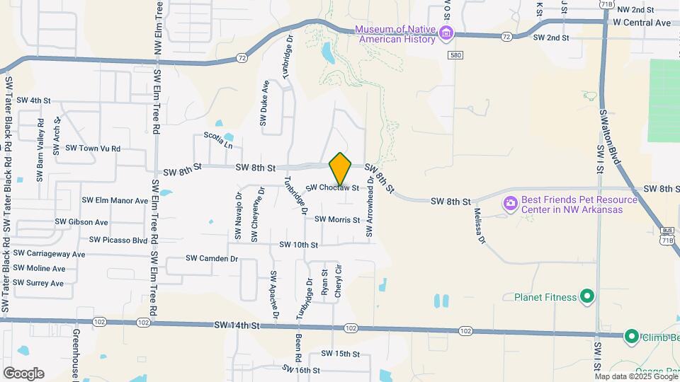 2403 SW Choctaw St Map and Location Details