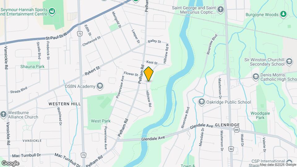 73 Hillview Rd, Unit UPPER Map and Location Details