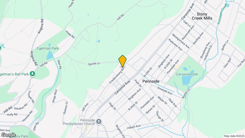 708 Friedensburg Rd Map and Location Details