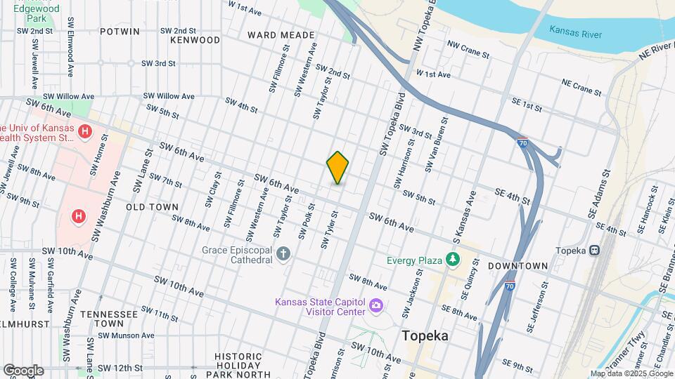 521 SW Tyler St Map and Location Details