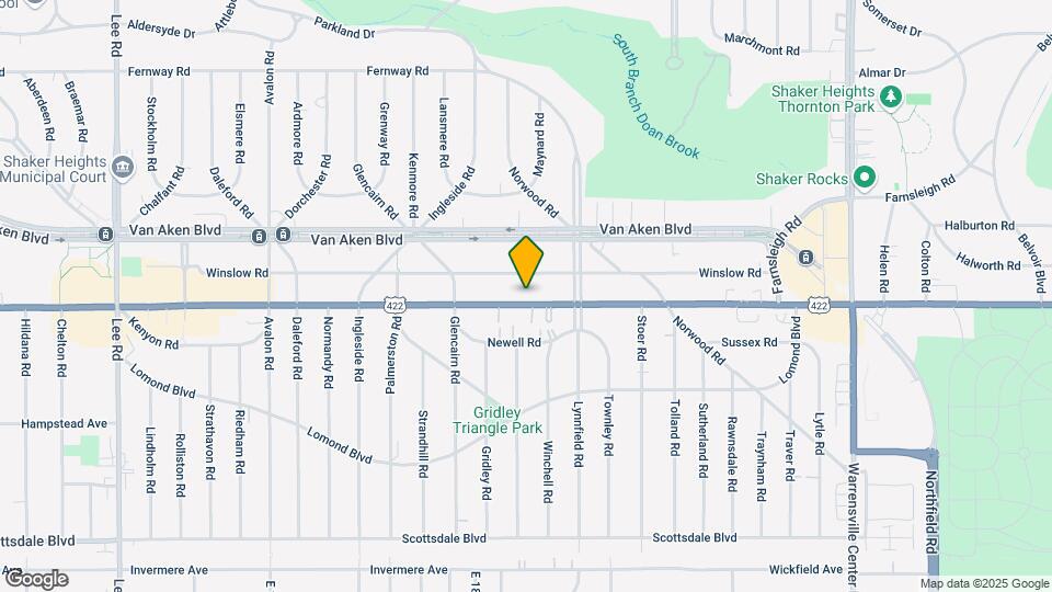 18519 Chagrin Blvd-Unit -#3 Mapa y Detalles de la Ubicación