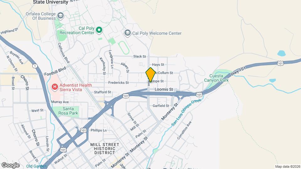 430 Grand Ave Map and Location Details